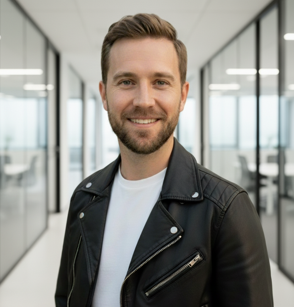 Black Leather Biker Jacket